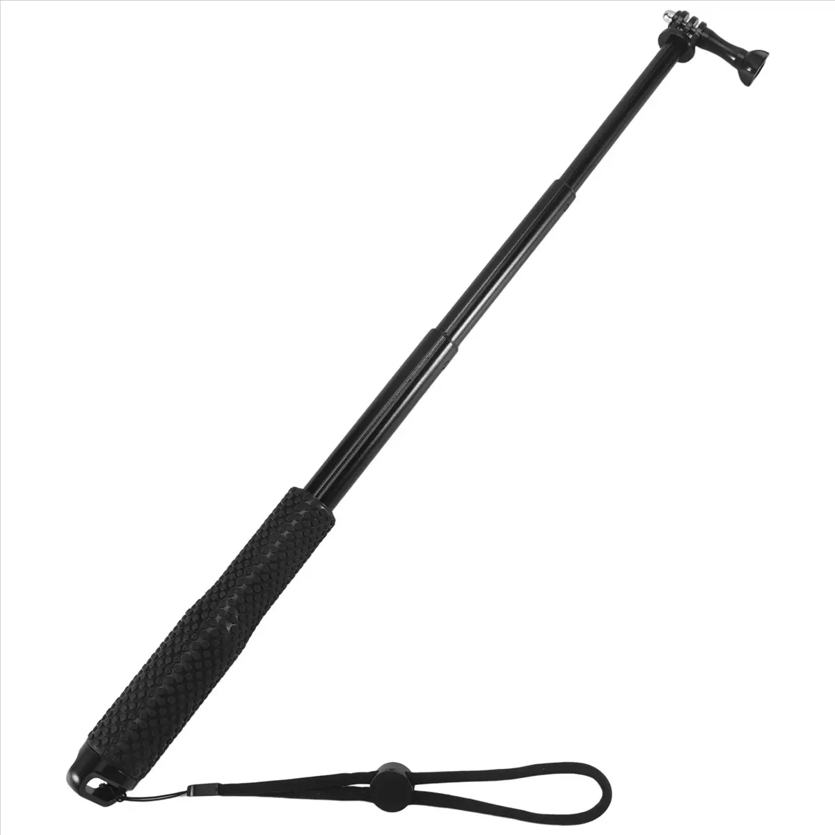 M05K 48cm 방수 핸드헬드 수중 스포츠 셀카봉, 고프로 히어로 9 8 7 6 5 4 3 오즈모 액션용 연장 가능, 블랙