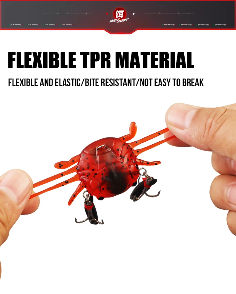 Taiyu Bionic Crab Angel köder 6g 13g Silikon Weich köder gefälschte Köder für Tintenfisch Tintenfisch Angeln Jig Kopf lockt Seefisch gerät – Detail 6