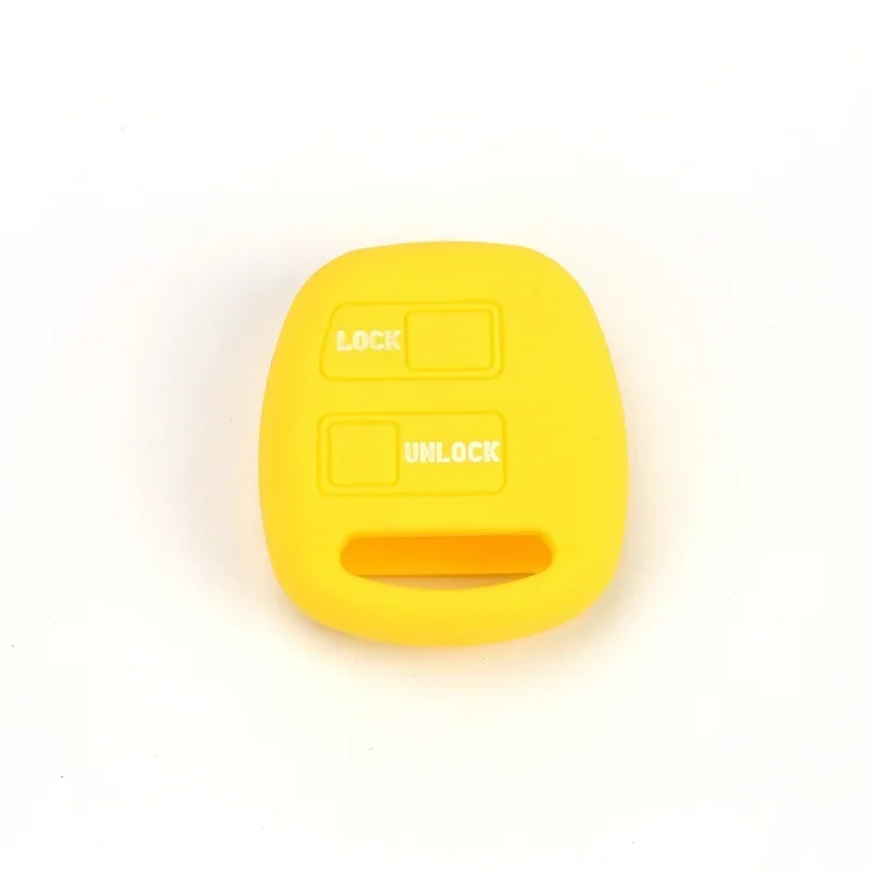 2 Button Silicone Key Cover Fit for Toyota Yaris Avensis Camry Corolla Carina Prado Prius Rav4 4runner Previa Remote Fob Case key case cover key case remote control case cover