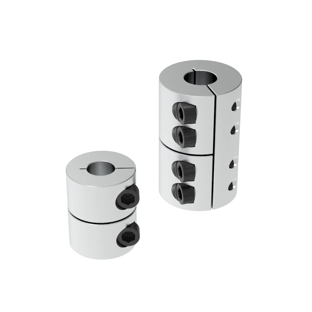 Shaft Coupler Shaft Connector Rigid Shaft Coupler Rigid Flange Coupling D20L20 Rigid Coupling Shaft Rod Lead Screw Bore 5mm 8mm Section CNC Stepper Motor Router Machine 3D Printer Accessories