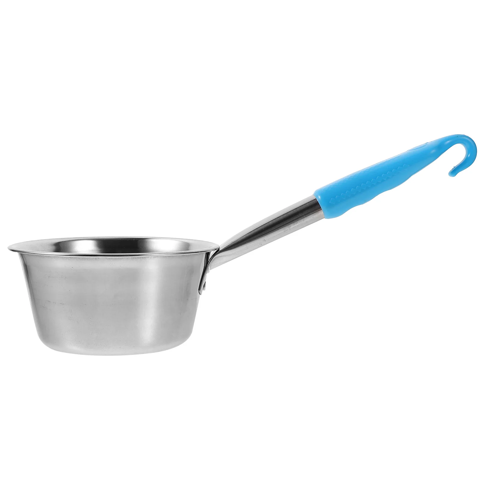 Portable Water Ladle Stainless Steel Kitchen Ladle Water Scoop Canteen Spoon Garden Watering Spoon Camping Hiking Outdoor Metal