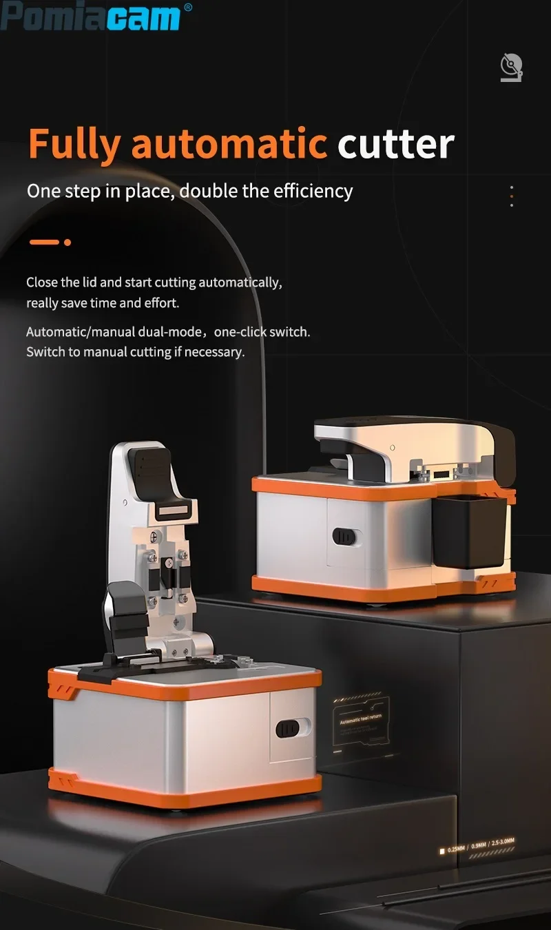 Q1S New Hot Melt Three in One Clamp Slot Cutting Tool/ Optical Fiber Cleaver Machine FTTH High-Precision  for Cold Joint