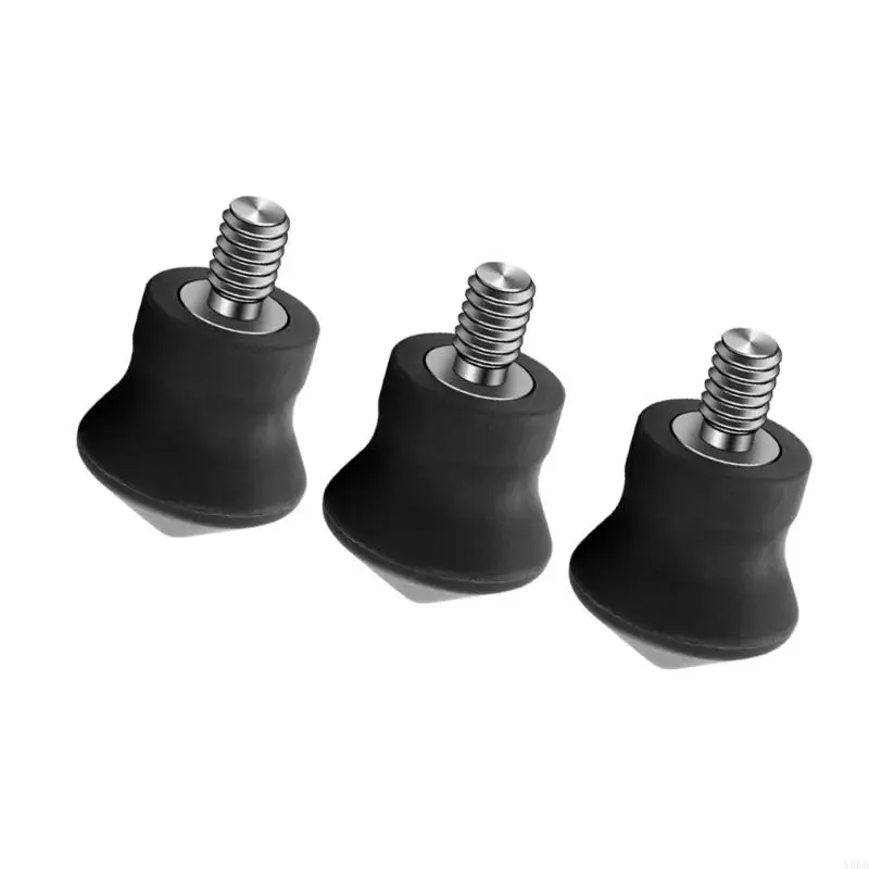 X9FB 3PCS 1/4 Stainlessed Steel Tripod Feet Nails For Secure Positioning On Smooth Or Uneven Terrains