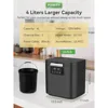 Electric Compost Bin Kitchen Capacity Composter Bins Outdoor Indoor with Tri-Blade, Smart Waste Dispenser Countertop Compost 6