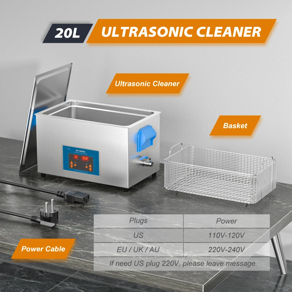 GTSONIC Ultrasonic Cleaner - 2L to 27L Digital Ultrasound Bath with Big Sale Price Description Image.This Product Can Be Found With The Tag Names Digital ultrasonic cleaner 6l, Ultrasonic cleaning machine 3l, Ultrasonic cleaning machine 6l
