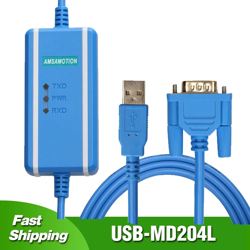 XINJE OP320-A MD204L MD306L MD308L Programlama Kablosu Dokunmatik Ekran Paneli HMI İndirme Hattı için USB-MD204L