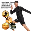 SEXYWG Sauna Sweat Jacket for Men Weight Loss Sportwear Fitness Slimming Running Outfit Fat Burning Workout Top 5