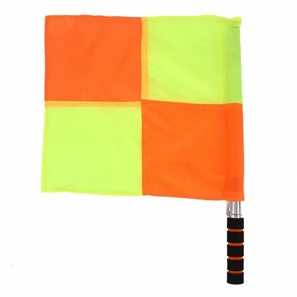 Football Training Flags Deluxe Referee Flags Set Football Rugby Hockey Training Referee Sporting Goods 2Pcs referee flags