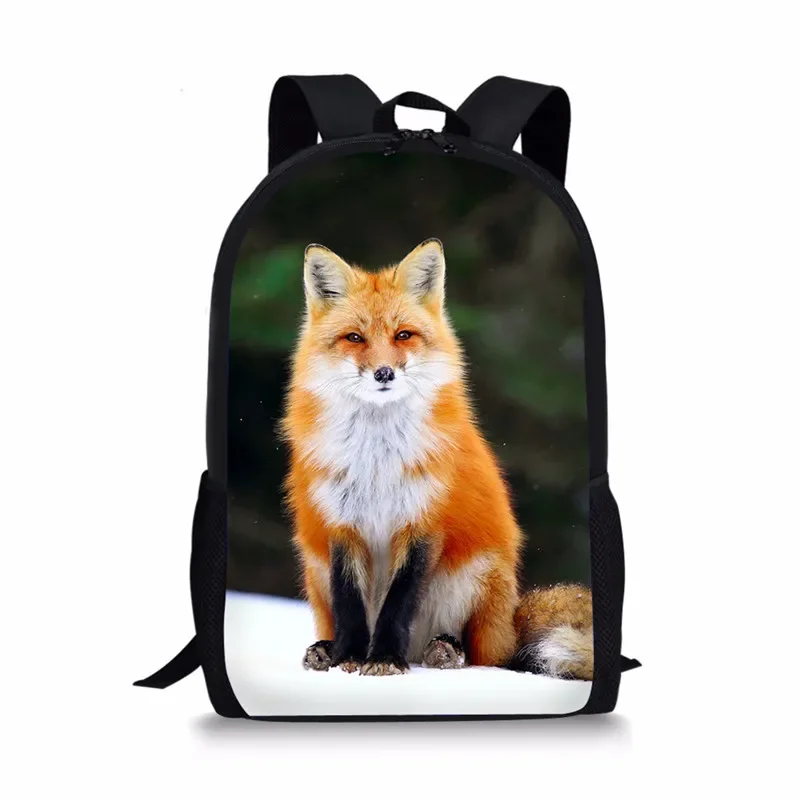 

Cute Animal 3D Fox Pattern Backpack Boys Girls Children School Bag Student Book Bag Laptop Bag Teenager Daily Casual Backpack