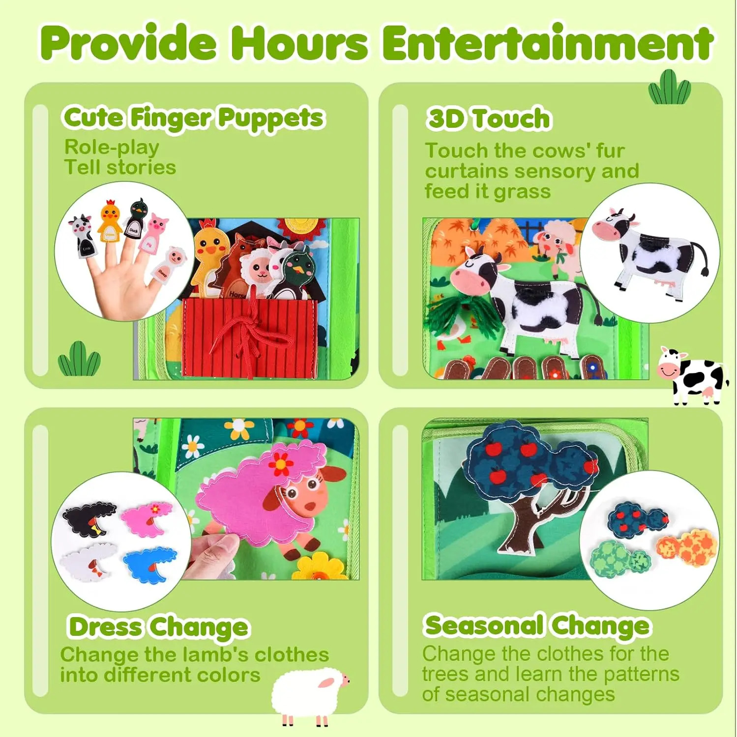 Montessori Farm Busy Book 4