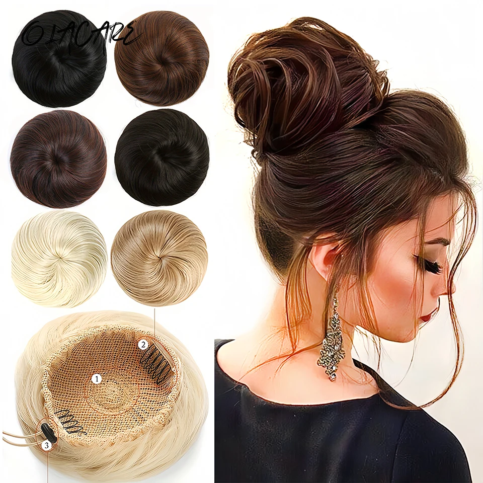Synthetic Hair Bun Chignon for Women
