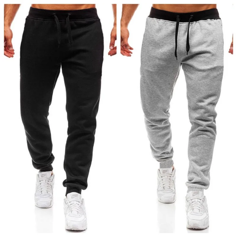 2025 New Men Casual Sports Pants Running Workout Jogging Long Pants Gym Sport Trousers for Men Jogger Sweatpants 2