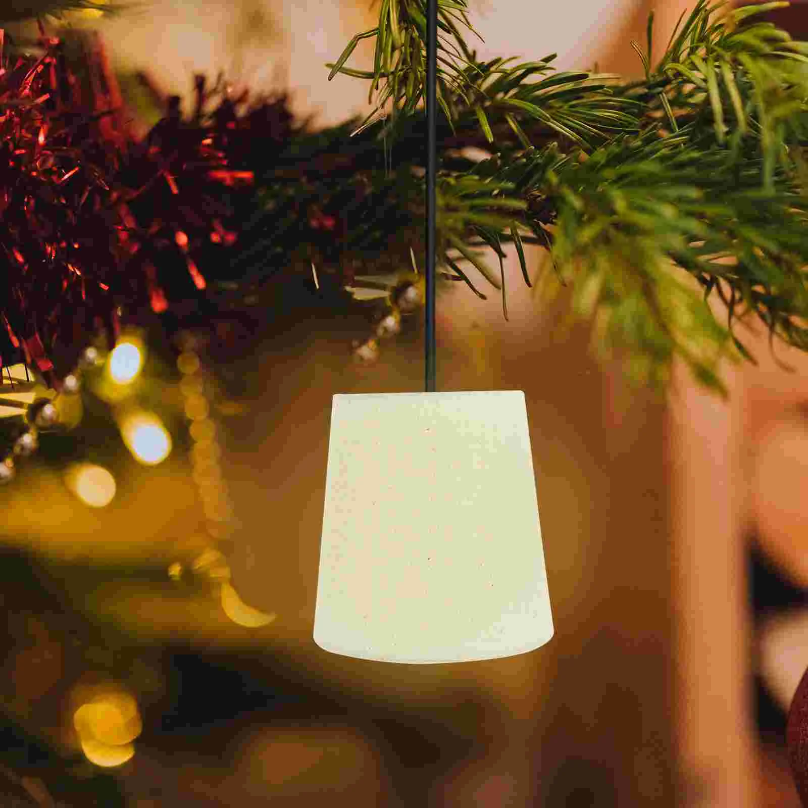 

2 Pcs Simple Chandelier Garden Lights Lamp Shade Pendant Iron Case Replacement Lampshade Lampshades