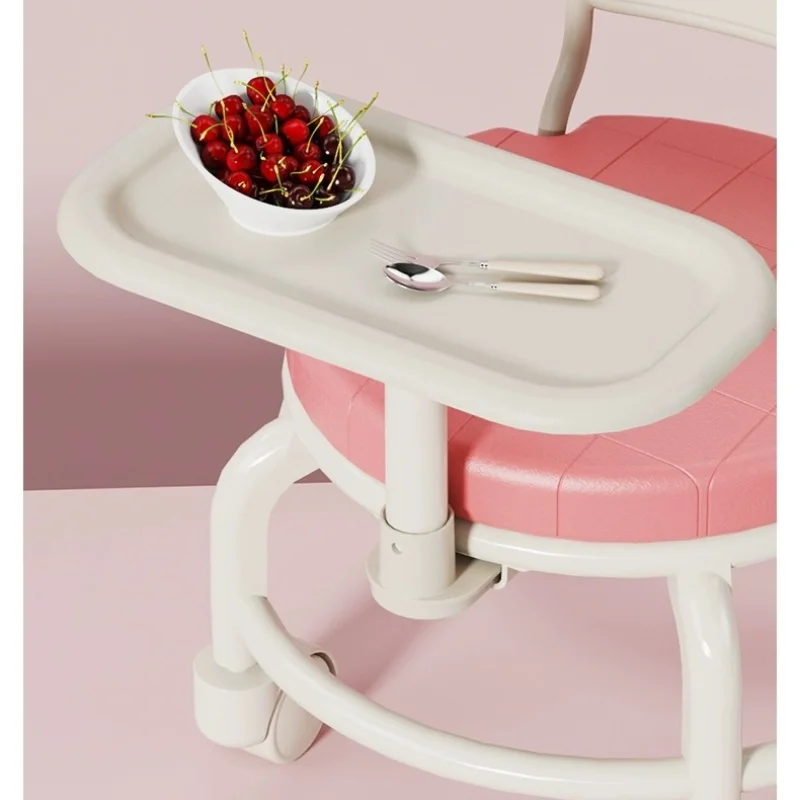 Children growth chair with roller skating fun occurrence called chair multifunctional baby dining table household small