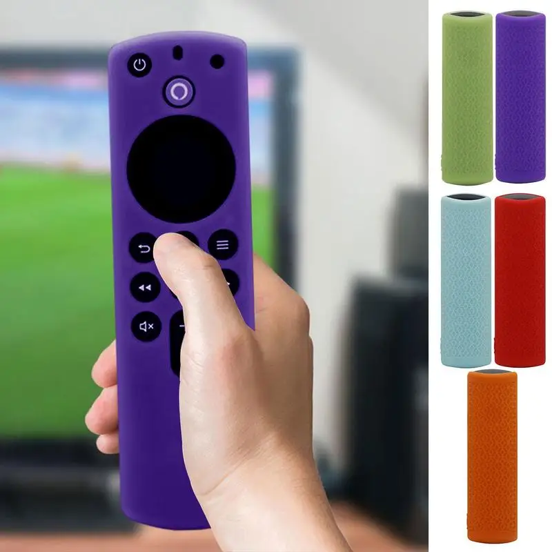 

Silicone Cover Washable Anti-Fall Protective Case For Fire TV Stick 4k 3rd 2021 Non-Slip Shell Shockproof Remote Control Case
