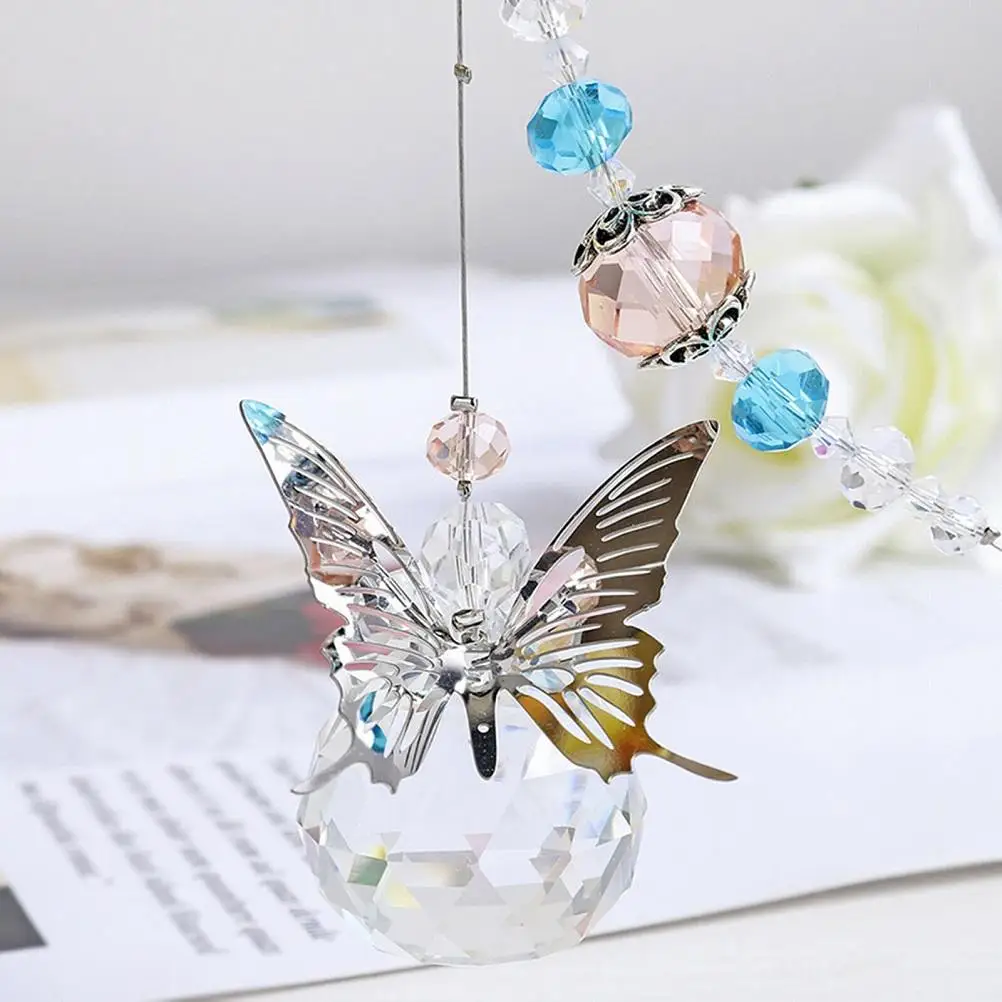 Hanging Window Crystal Prisms Suncatcher Hanging Pendant Outdoor Ornament Indoor Home Decor Rainbow Maker Sun Catchers sun catcher,crystal pendant,sun catchers,window ornament