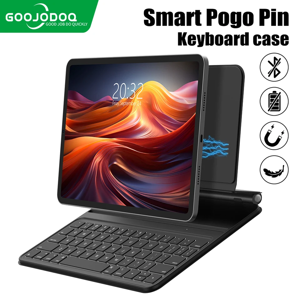 IPad用のマジックワイヤレスキーボードケース,スマートな IPad用のマジックワイヤレスキーボードケース,スマートな