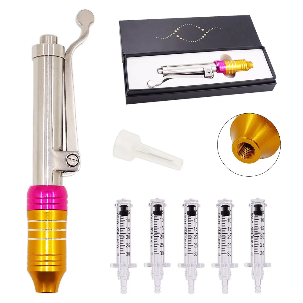 0.3ML Hyaluron Pen High Pressure Hyaluronic Acid Pen Gun For Anti Wrinkle Lip Lifting Atomizer Skin Lip Needleless Syringe hyaluronic acid pen