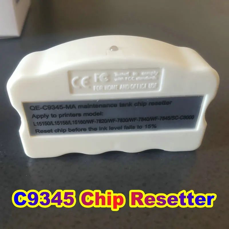 ET-8550 재설정 프린터 폐잉크 탱크 장치, 리셋 칩 유지 보수, 엡손 l18050 L8050 ET8550 8550 C9345