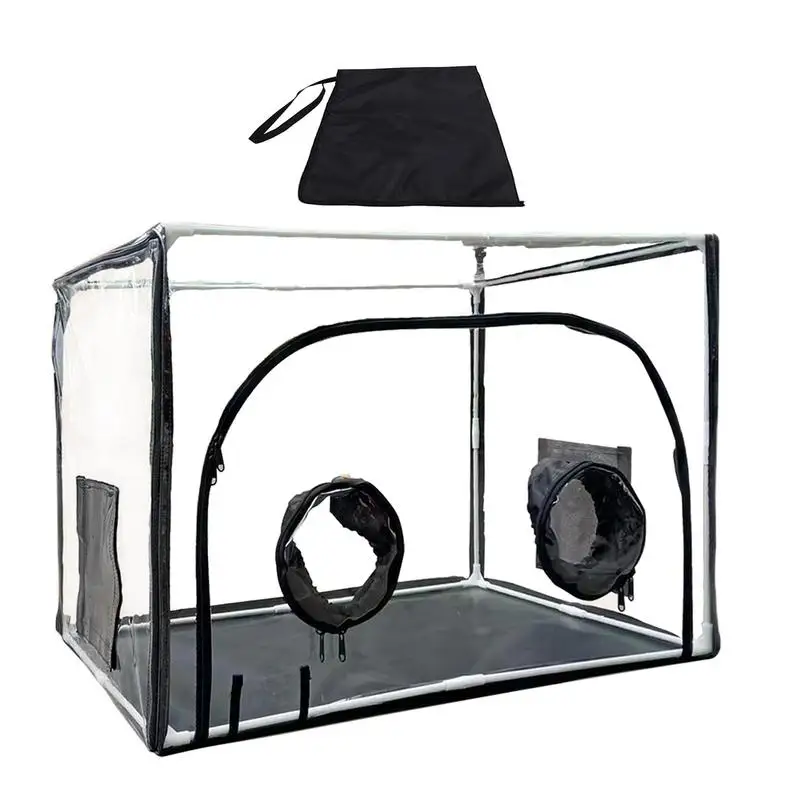 Mushroom Grow Tent  Large Mushroom Growing Tent Mycology Still Air Box Fume Hood High-Visibility Mushroom Grow Bags for Home
