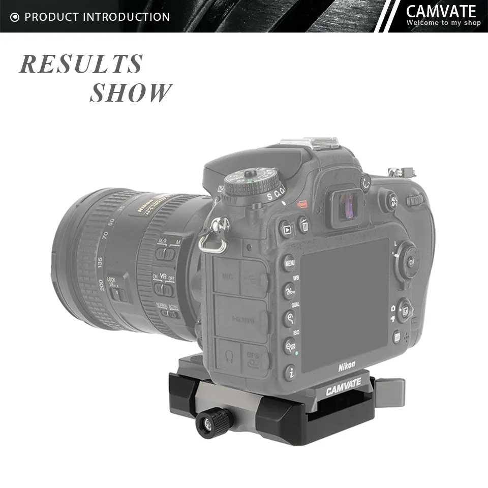 Arca-type Quick Release Clamp Manfrotto Baseplate For DSLR Camera Cage, Gimbal a