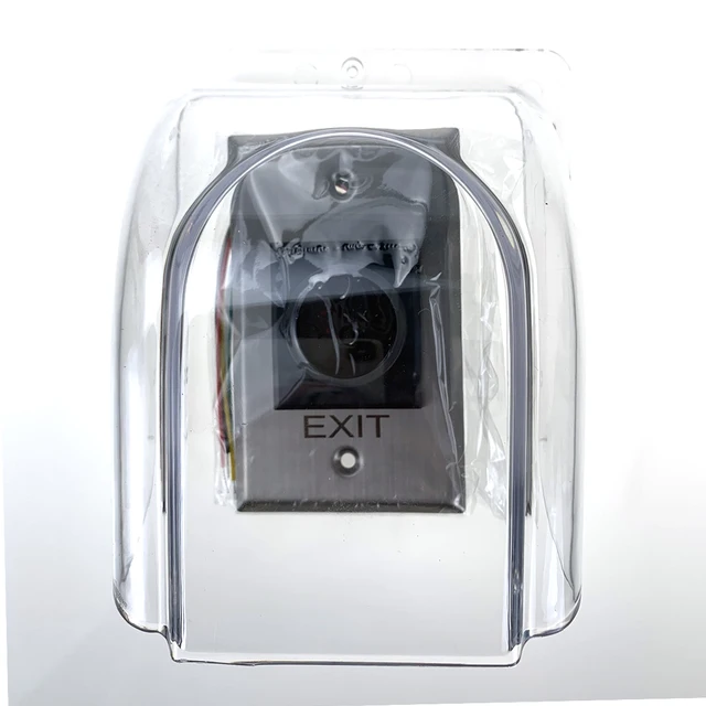 Doorbell Button Shell 86 Mode Style Waterproof Cover Rainproof Case Rain Protector Protection Access Control Keypad Card Reader 2
