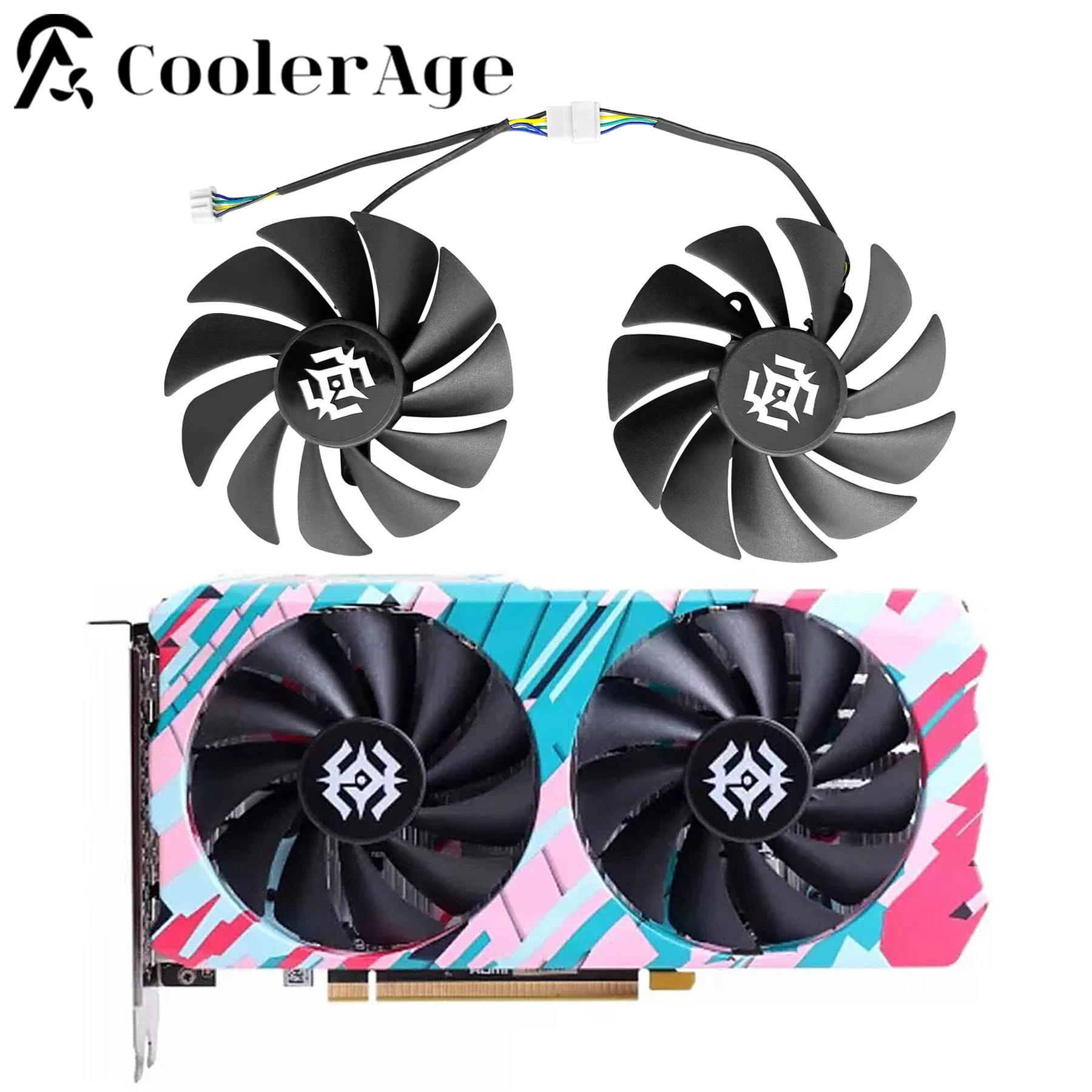 

Сменный вентилятор для видеокарты Zotac 88 мм RTX 4060 X Gaming OC TWIN 88 мм GA92S2U RTX4060, охлаждающий вентилятор для видеокарты
