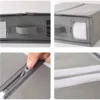 Clothing Storage Boxes Sheet Set Storage Box Fabric Folding Window Zipper Blanket Organizer Boxs Wardrobe Bed Clothes Organizer 6