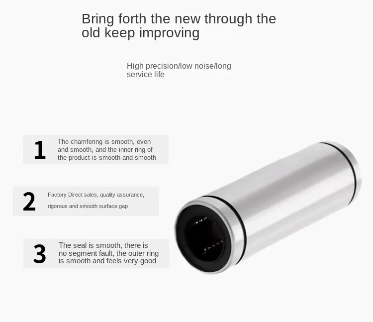 frete grátis de alta qualidade mais longo linear rolamento de esferas bucha rolamentos lineares peças cnc peças de impressora