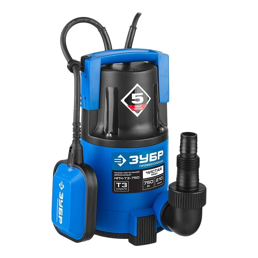 Submersible Pump For Clean Water Zubr Npcht3750 Water Pump Pumps Air