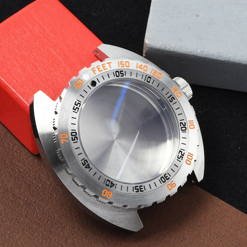 Edelstahl-Uhrengehäuse C3, superleuchtendes Saphirglas, Taucheruhrengehäuse, passend für Seiko für NH35/NH36 Automatikwerk
