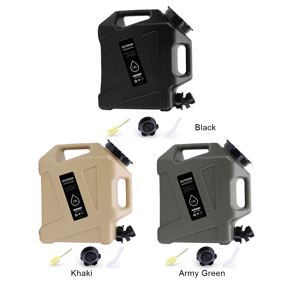 11/12/13/18.5L Large-capacity Water Container Outdoor Water Storage Bucket Food-grade Camping Water Bag Portable Water Tank 수조