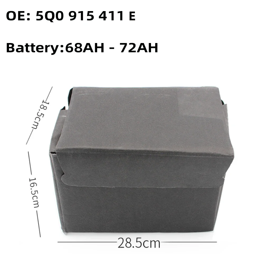 Battery Box Tray Protective Case x1 for VW Golf mk7 GTI Jetta 6 Polo CC Touran Skoda Octavia 3 A7 Audi A3 5Q0915411E 5Q0915411D battery holder