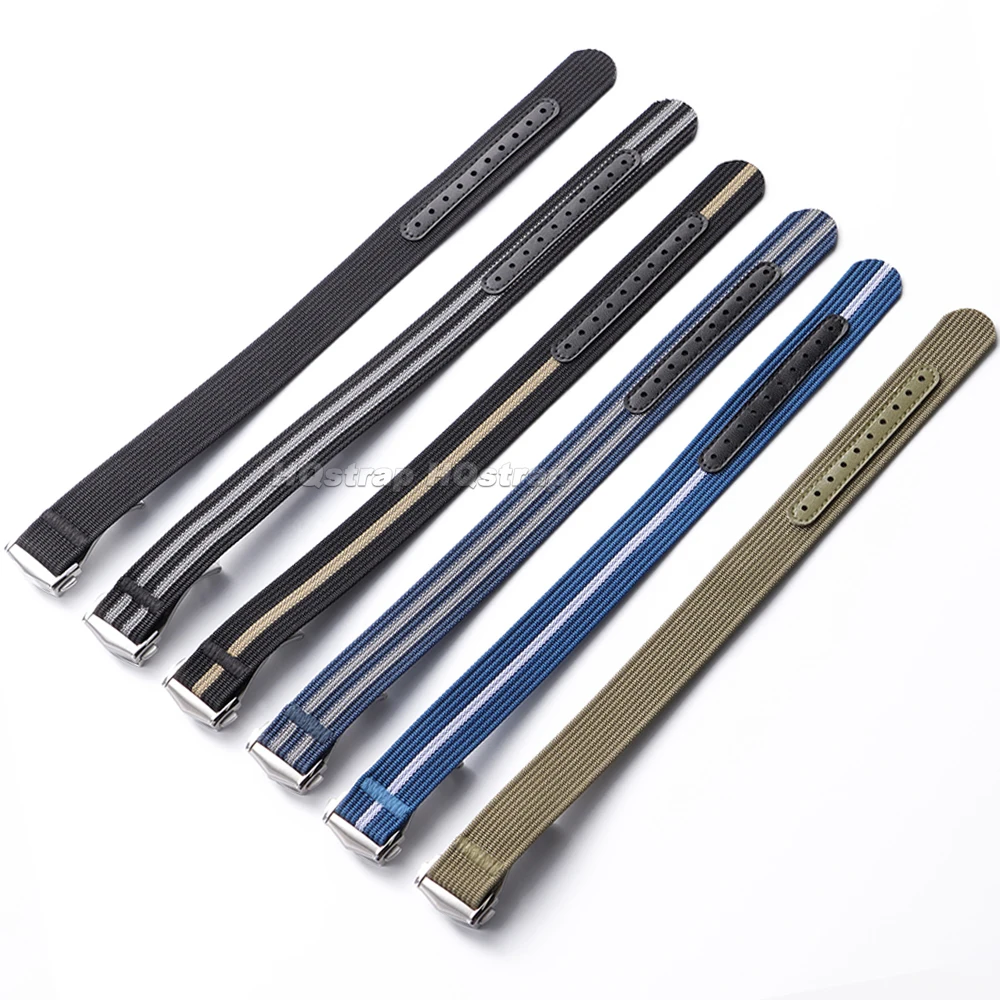 Premium 20mm Waterproof Nylon Watch Strap with Sport Folding Buckle