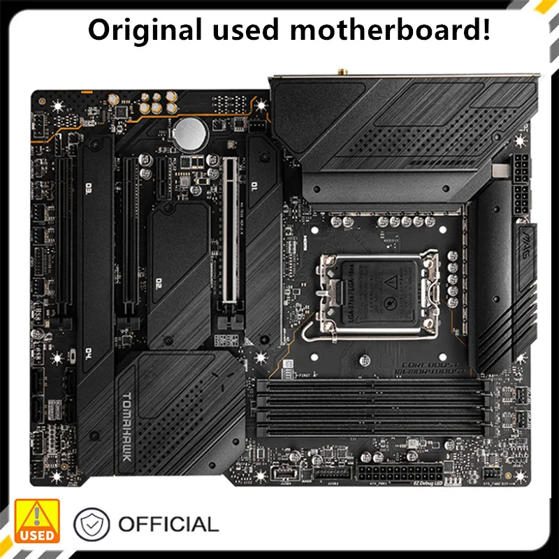 Per Mag Z590 Tomahawk Wifi Originale Usato Desktop Intel Z590 Scheda Madre Ddr4 Da 128Gb Lga 1200 I7/I5/I3 Usb3.0 Sata3