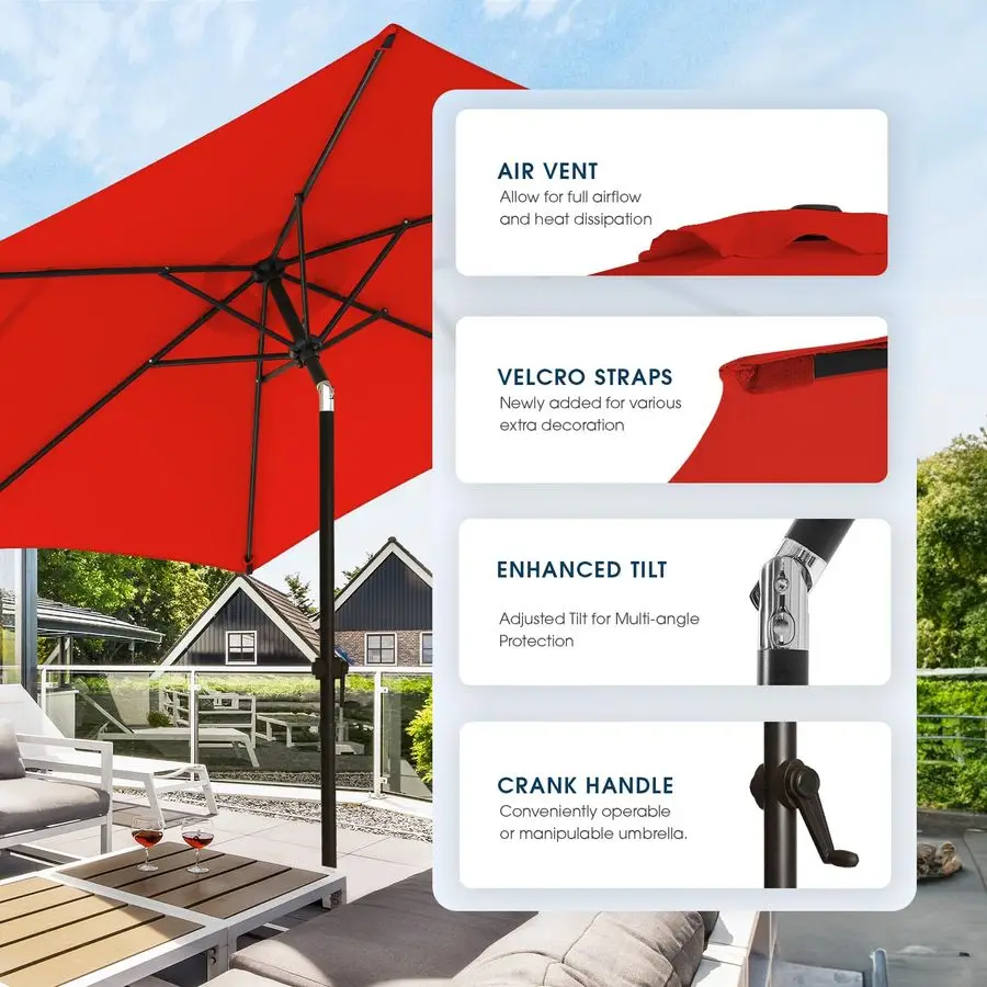 7.5FT Patio Umbrella 6