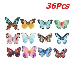 Enchanting Butterfly Decor Set - Watercolor Wings, Easy Hanging for Weddings, Parties, and Photo Booths (36Pcs)