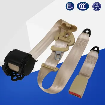 Cintura di Sicurezza Auto Retrattile Certificata Emark con Blocco di Emergenza a 3 Punti per Conducente