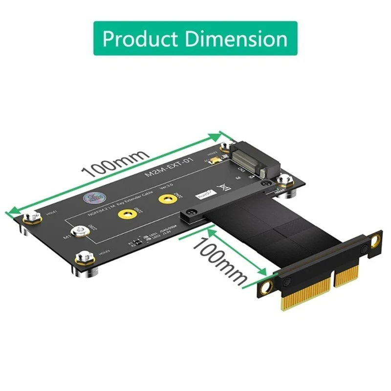 

Адаптер PCIE-M2 SSD-накопитель NVMe PCIE Raiser PCI-E PCI M Key Connector