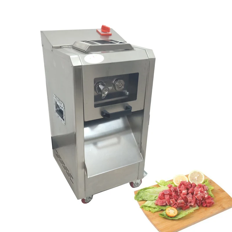 

2200 Вт Съемная машина для резки мяса, машина для измельчения баранины и говядины, 300 кг/ч, коммерческая мясорезка