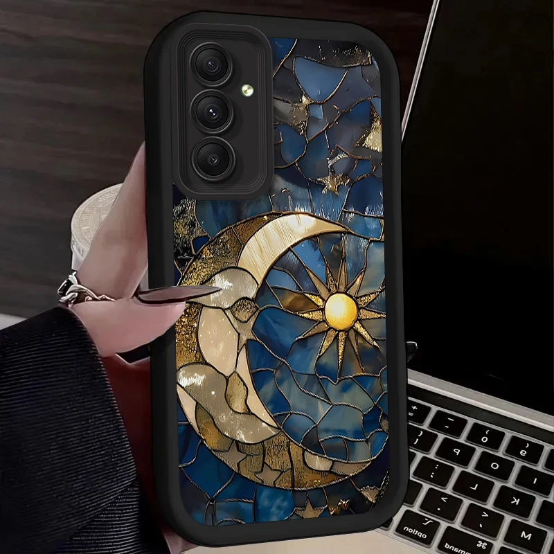 Sun & Moon Art Aesthetic Phone Case - Stylish Back Cover