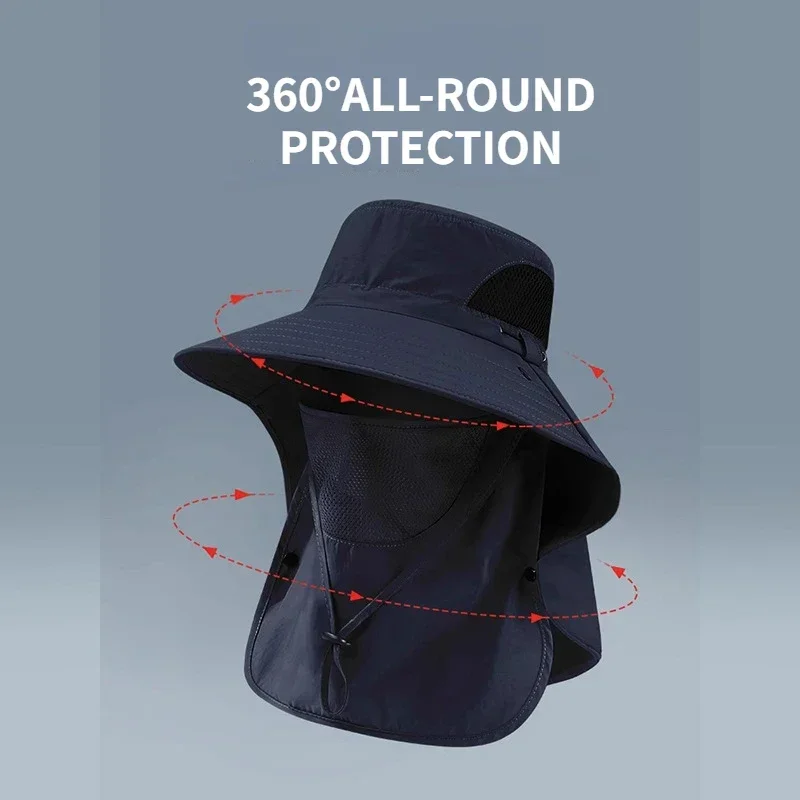 Summer Sun Hats UV Protection Outdoor Hunting Fishing Cap