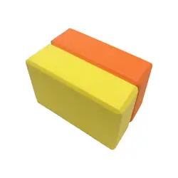 Yoga Bricks Foam Cushion Set for Enhanced Stretching & Body Shaping (A)