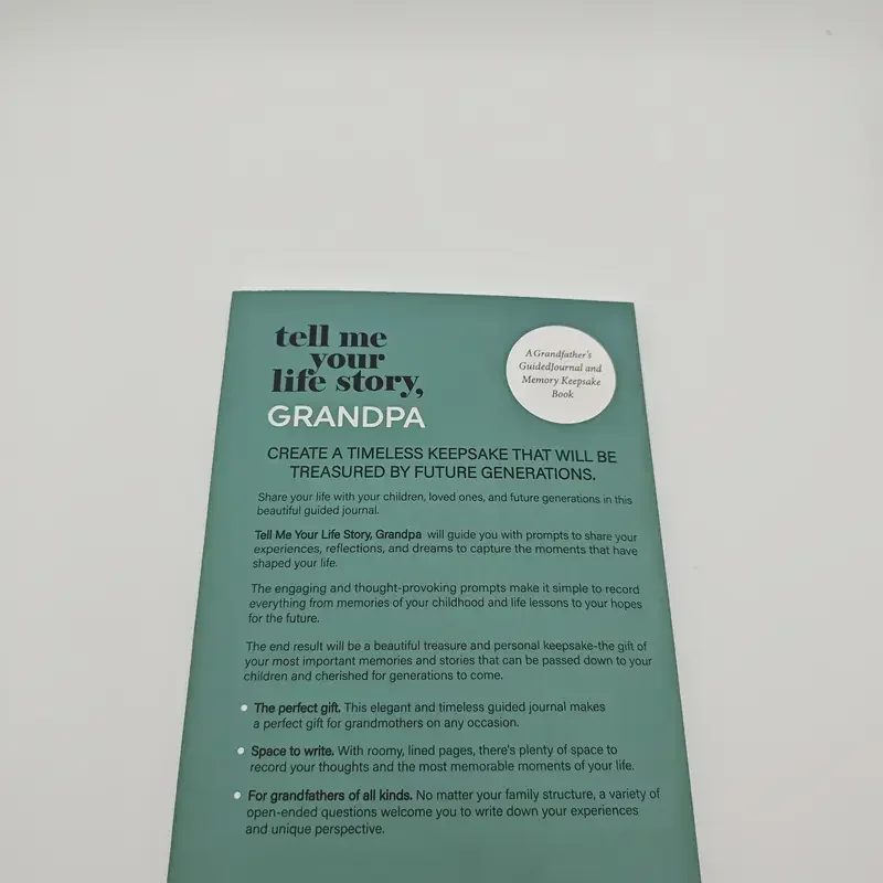 Family Story Recording Handbook Set - Tell Me Your Life Story Notepad Journal Notebook Planner Diary Notebooks Writing Pads 3