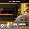 Recessed and Wall Mounted Fire Places Electric Fireplace with Remote Control, Toucn Screen 6