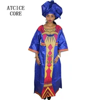 African Dresses For Women Fashion Design New African Bazin Riche Embroidery Design Dress 5