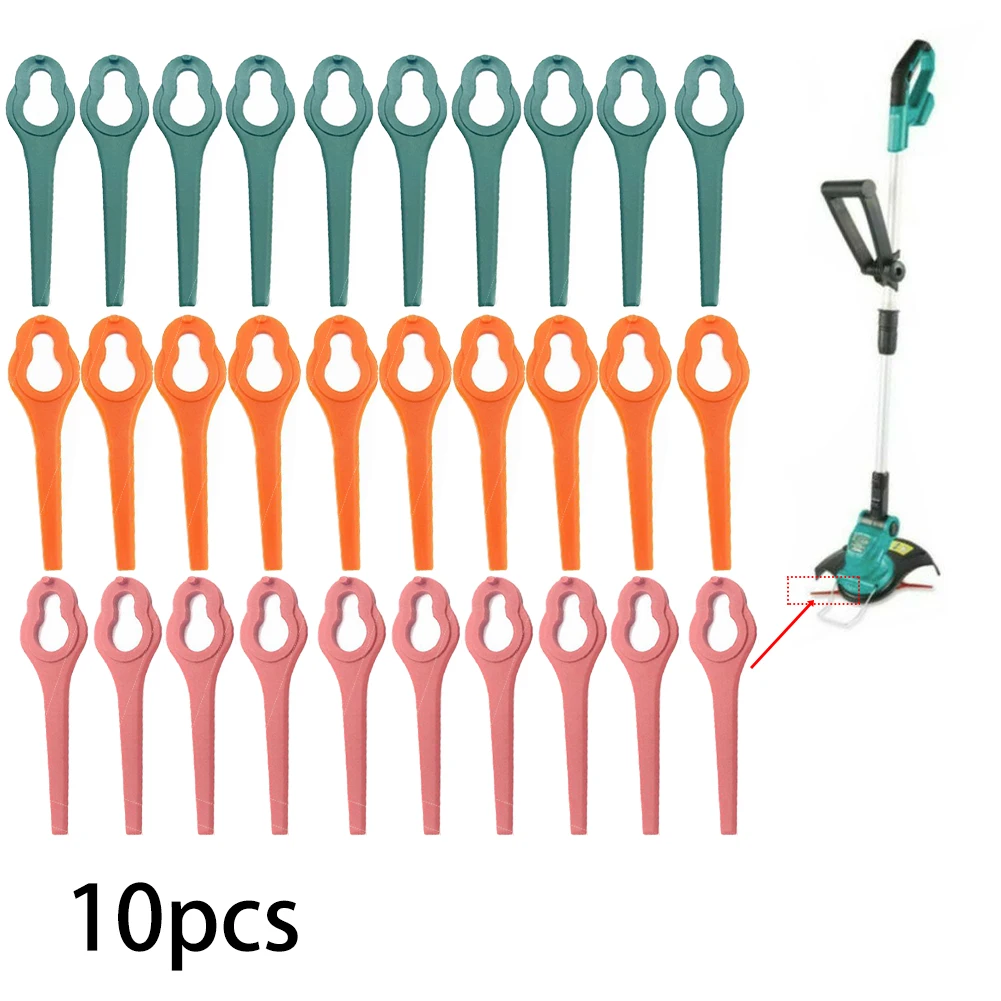 10PCS Plastic Mower Blades For Aldi Ferrex FAR 20 1 20V/40V Cordless