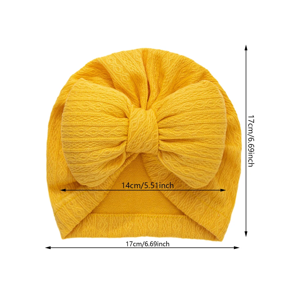 Lot De 3 Bandanas/chapeaux Pour Bébé 3-12 Mois - Nœud Papillon, Réglable, Doux Et élastique