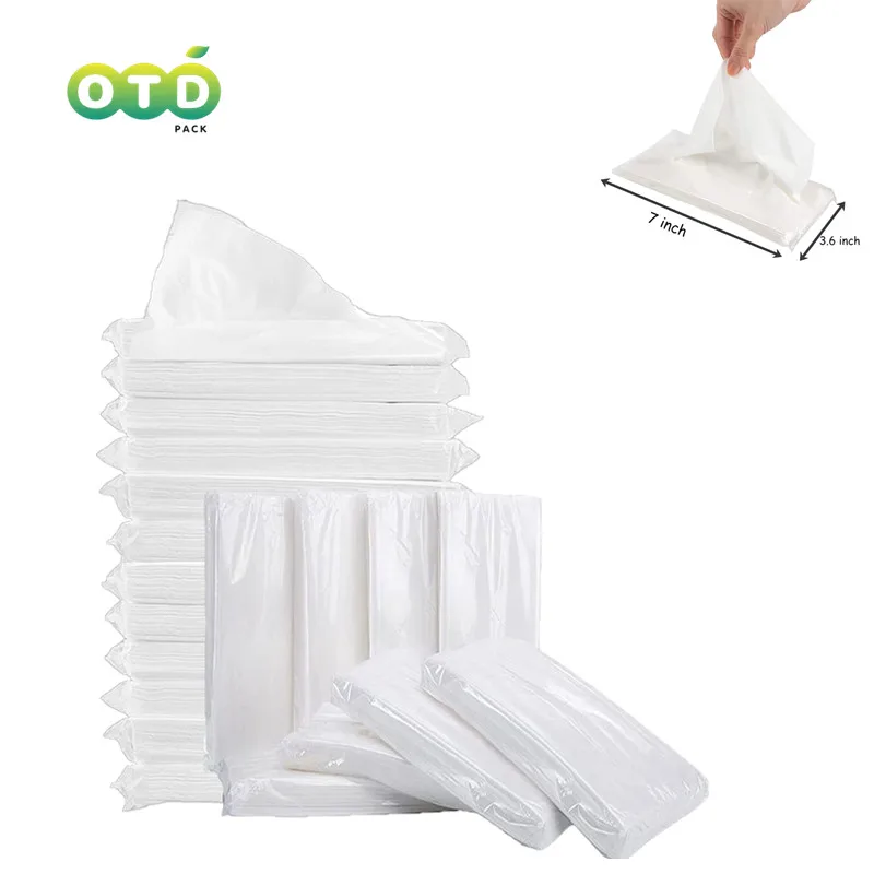 Disposable Face Towel Car Tissue Refill Facial Tissues Paper Refill For Vehicle Home Bathroom Usage