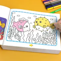 Детская книжка-раскраска с маркером, книжка-раскраска для малышей, просветительский рисунок, книжка-раскраска с граффити — изображение 2